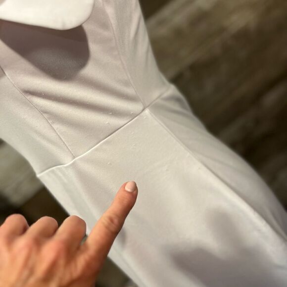 White one-shoulder formal dress 🙂3/$15 - Picture 10 of 14